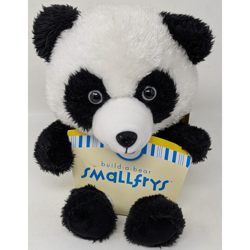 Build A Bear Smallfrys Panda Bear Plush With Box Retired VTG